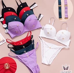 MS Bridal Pushup Lingerie Set Wired Padded