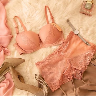 Bridal Pushup Bra and Panty Set