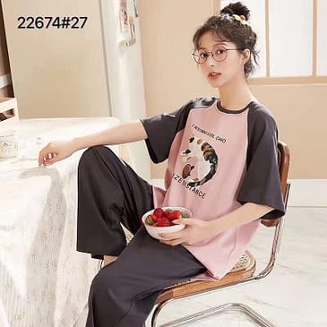 Animated Cotton Night Suit