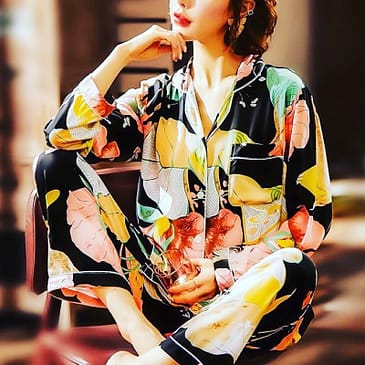 Silk Satin Night Suit PJ