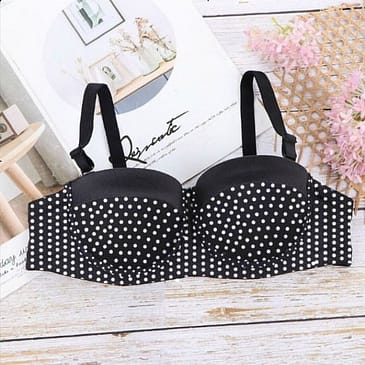 Polka Half Cup T-shirt Bra