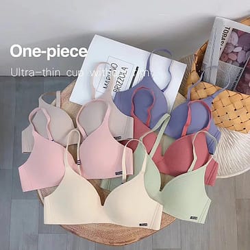 Pastel Seamless Bra | Nude T-shirt Ultra Thin Padded Bra