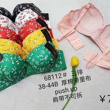 Lilly Floral Pushup Bra