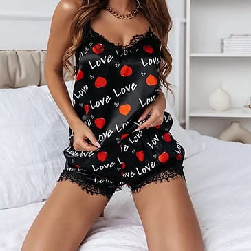 Love Shorts Nighty Loungewear