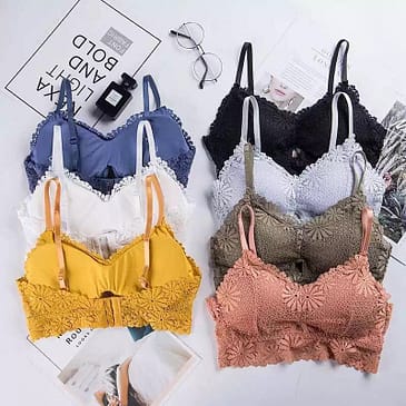 Lace Bralette with back Hooks