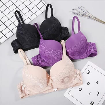 Lace Detailing Pushup Bra