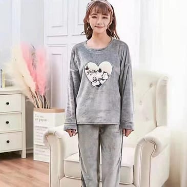 Animated Furry Warm Night Dress