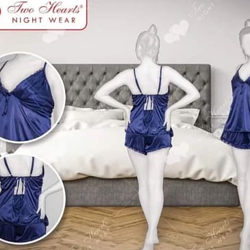 Two Hearts Short Nighty