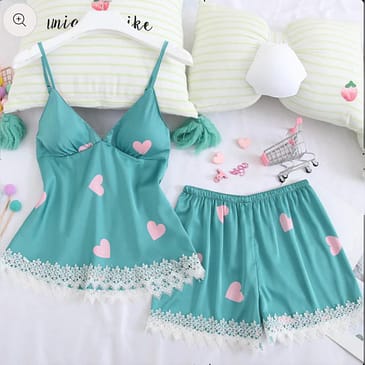 Cami Shorts Nighty Lingerie