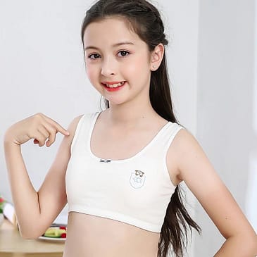 Growing Girls Bralette Bra Teenage Training Bra
