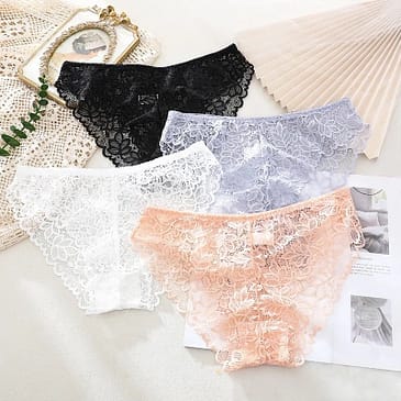 Seamless Net Panties Women Underwear