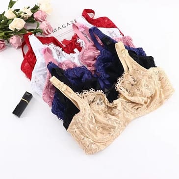 Transparent Wired Non Padded Bra