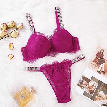Victoria Secret Pushup Bra Panty Set
