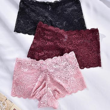 Net Underwear Women Breathable Boxer