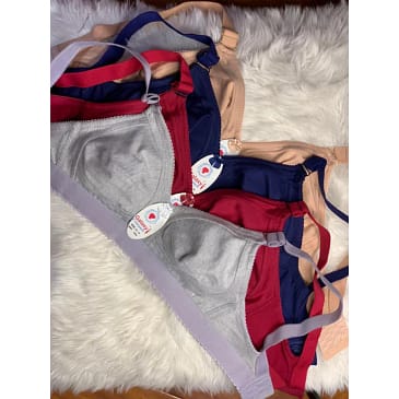 Cheeta Summer Lawn Bra Pack of 2 in 1299/-