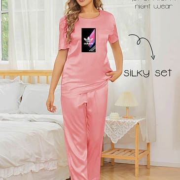 Silk Satin Stay Cool PJs Night Suit (Copy)