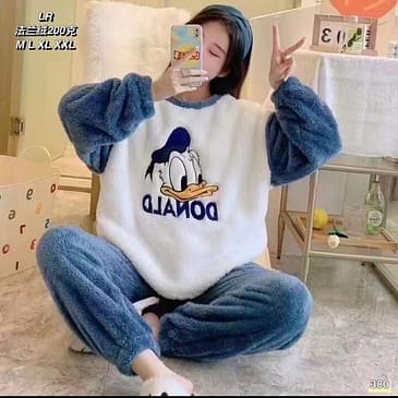 MSK Donul Duck Furry PJ Night Suit