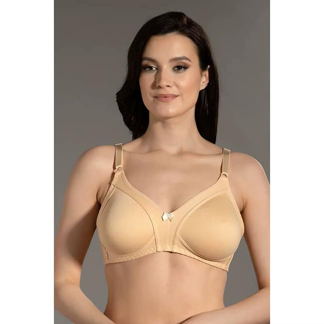 Memory Foam Full Coverage Bra Breathable Summer Bra for Saggy Breasts Cotton Bra Summer Stuff Breathable Non Wired Non Padded Pack of 2 in 1399/-