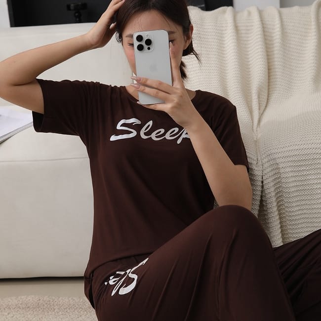 Summer Cotton Night Dress Casual PJ Suit