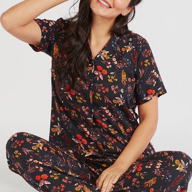 Elegant Summer Pastel lawn Night Suit Elegant Summer Pastel lawn Night Suit